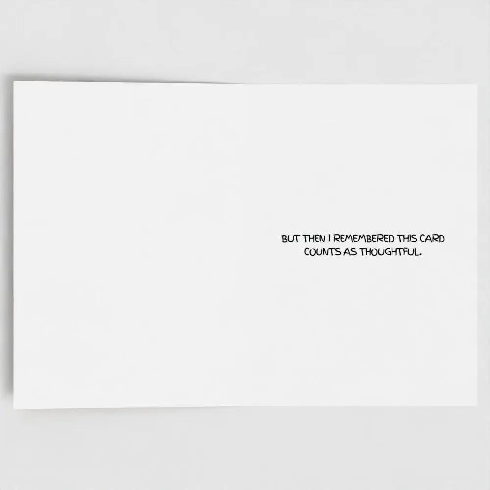 I Was Going to Get You an "Amazing Gift" Funny Greeting Card - JazzyCrafting