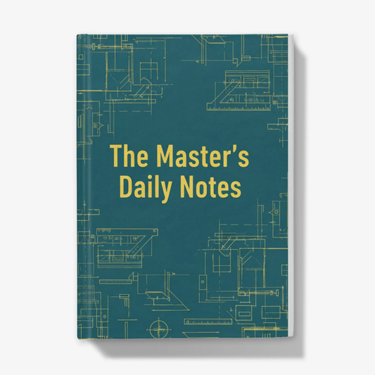 The Master's Daily Notes Christian Journal | Hardcover Faith Planner for Purpose JazzyCrafting