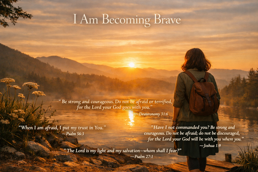 I Am Becoming Brave Jazzy Faith Designs