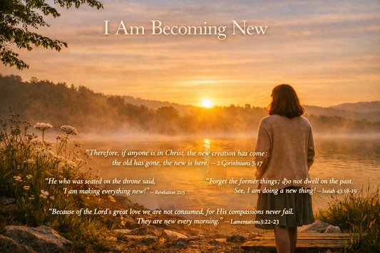 I Am Becoming New Jazzy Faith Designs