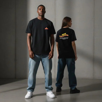 New Creation UK Heavy Cotton Tee | Modern Christian Streetwear
